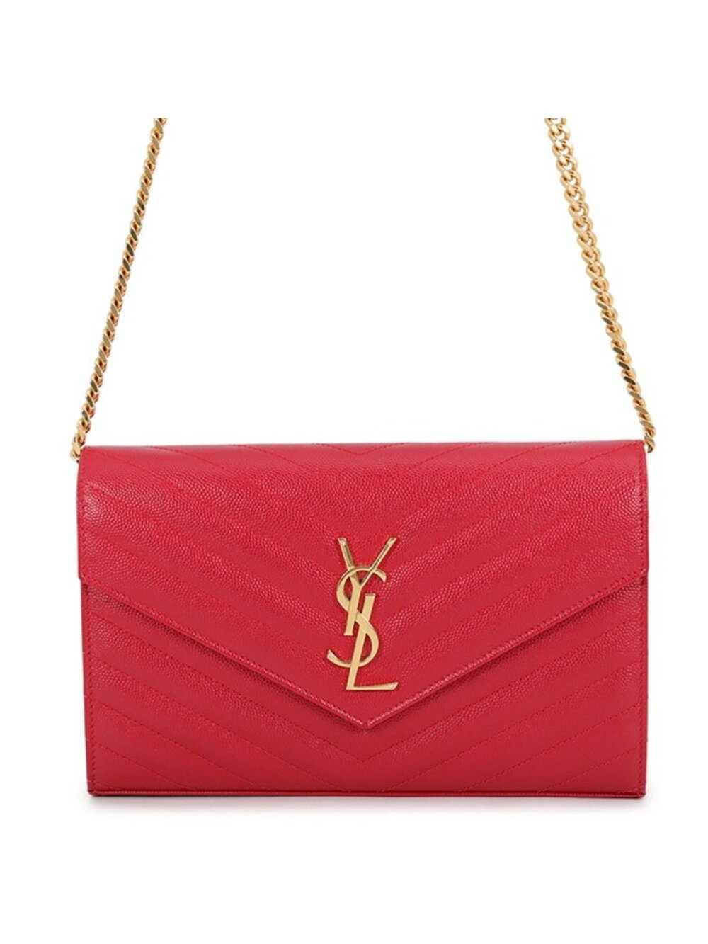 Saint Laurent Paris Chain Wallet Cassandra Classic YSL Shoulder Bag